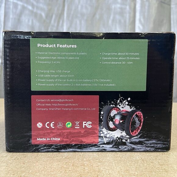 Remote Control Jumping Bounce Car 2.4GHz RC Flips Spin Trick Stunt Car Fun Toy - Picture 3 of 16